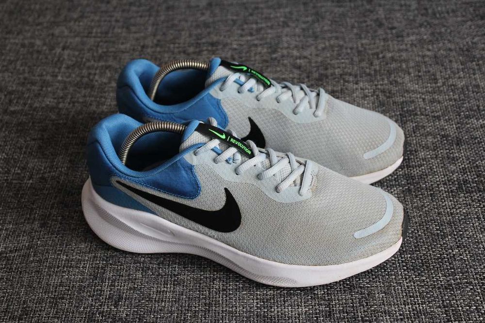Кросівки Nike Revolution 7 Extra Wide Light Armory Blue Оригінал 42.5р