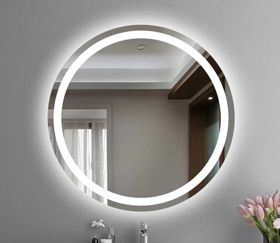 Зеркало с фоновой подсветкой для ванной