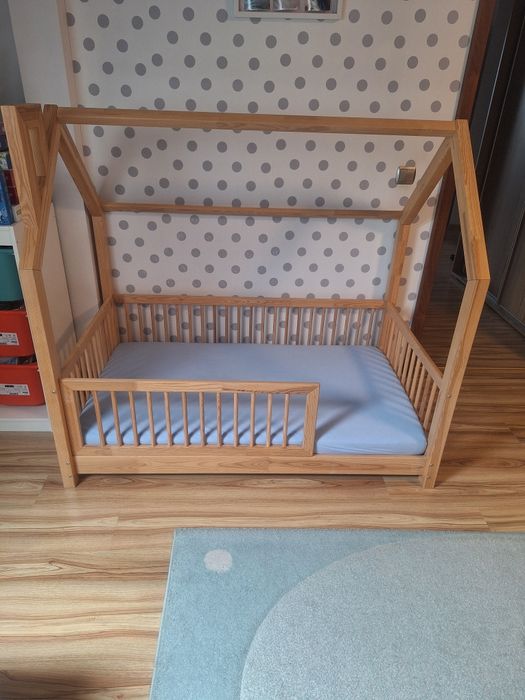 Łóżeczko dziecięce domek 140x80