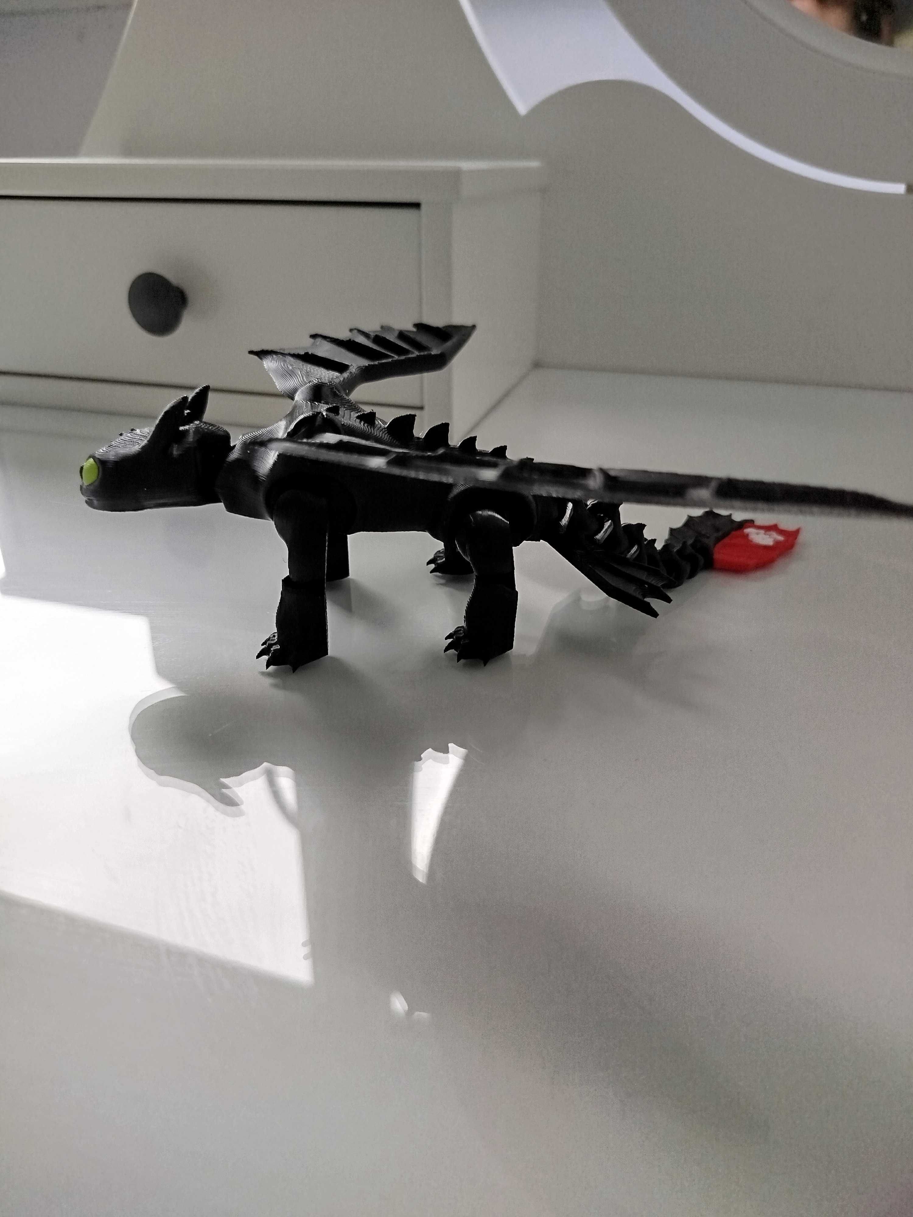 Flexi Dragon Szczerbatek Nocna Furia Toothless Jak wytresowac smoka