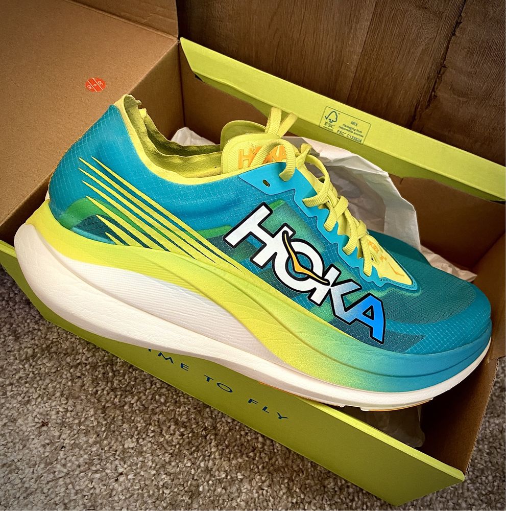 кросівки для бігу (HOKA Rocket X 2) 45.5/29см.