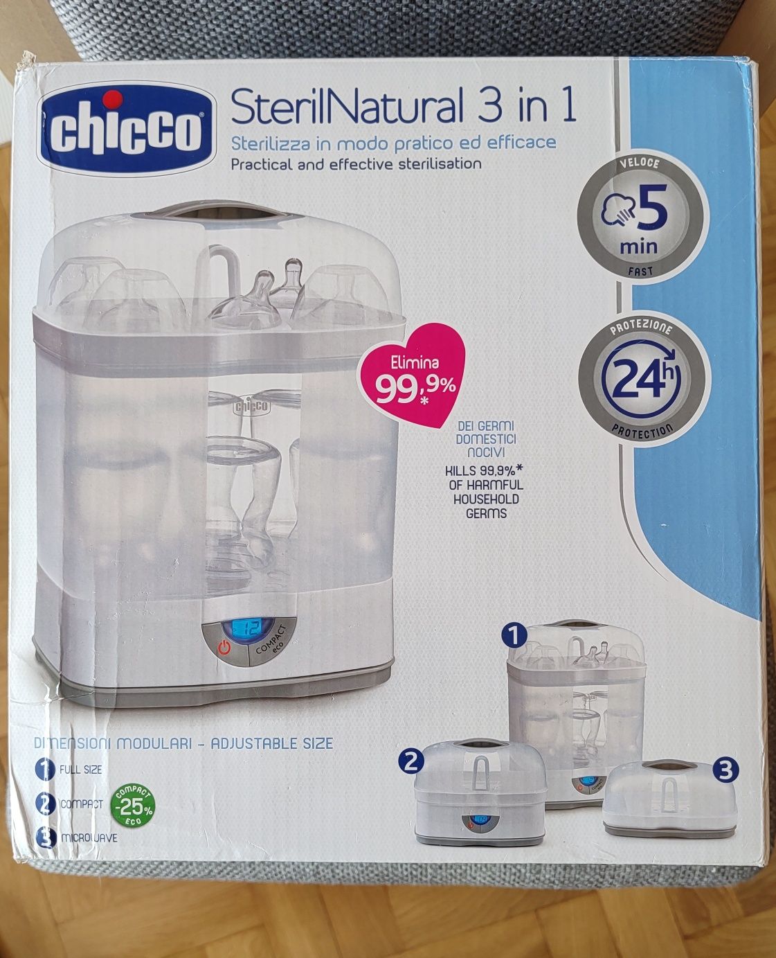 Chicco Steril Natural 3W1 + ORO-Baby Heater