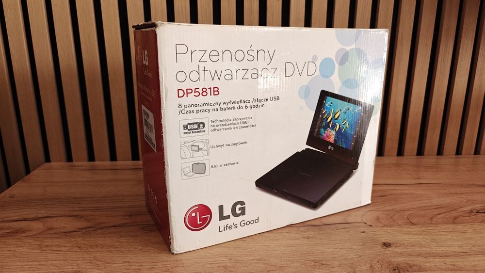 Przenośny odtwarzacz DVD LG dp581b