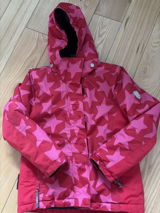 Sliczna kurtka narciarska 134 dziewczynka
