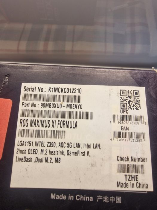 Plyta glowna MAXIMUS XI ASUS