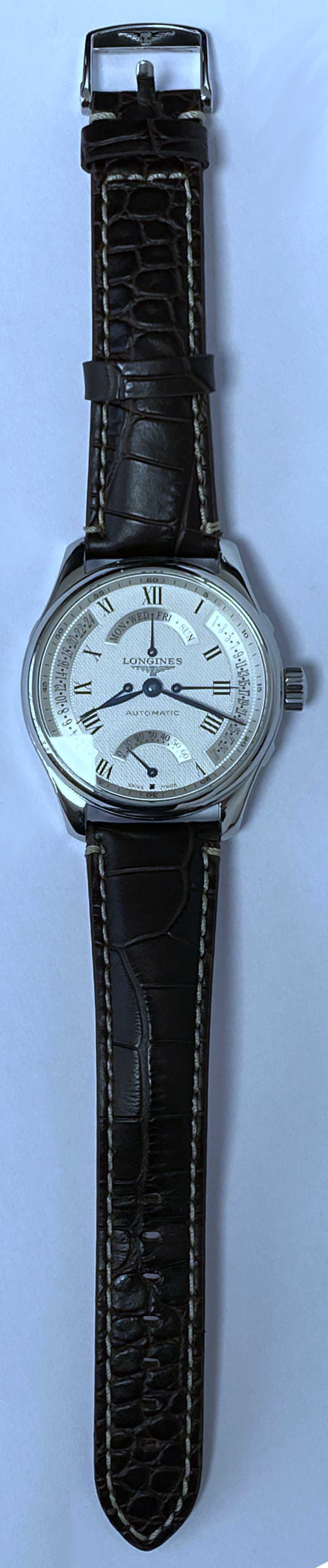 Zegarek męski Longines Master Collection Retrograde Automatic L2.717.4