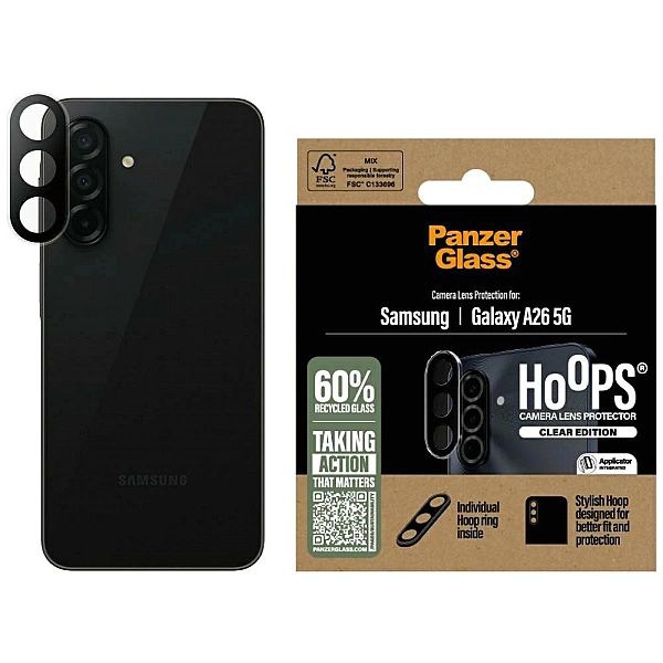 Szkło hartowane na obiektyw PanzerGlass Hoops Lens Protector na Samsun