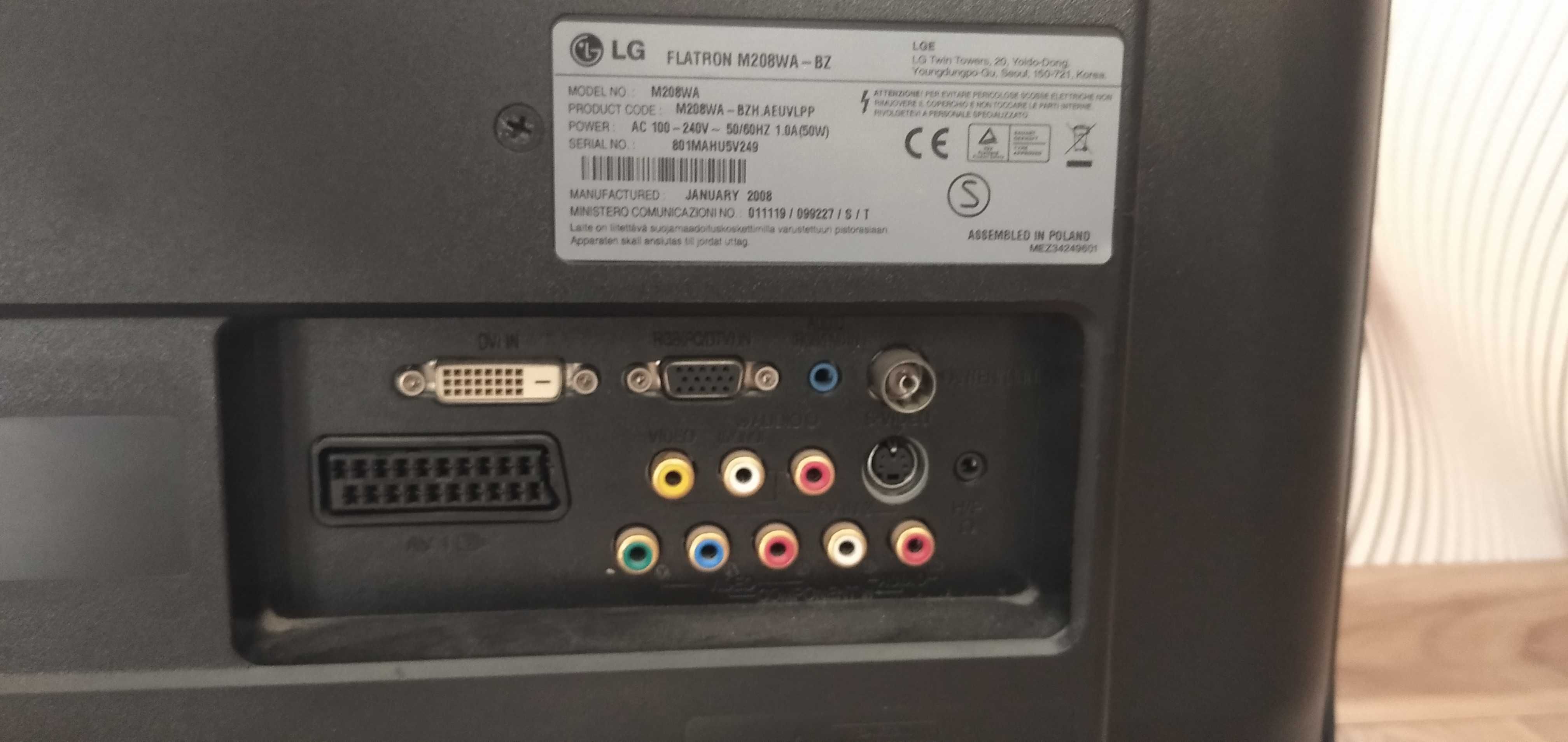 Monitor tv LG m208wa-bz