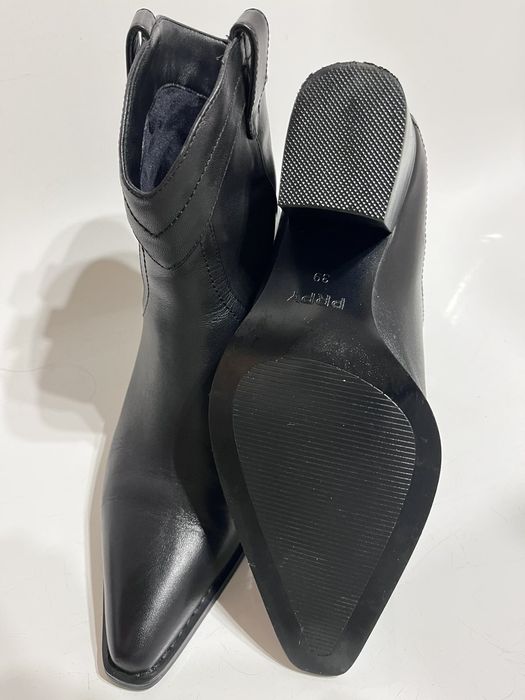 Жіночі чорні шкіряні ковбойки Agnetha PRPY 39 PRFLT0134W