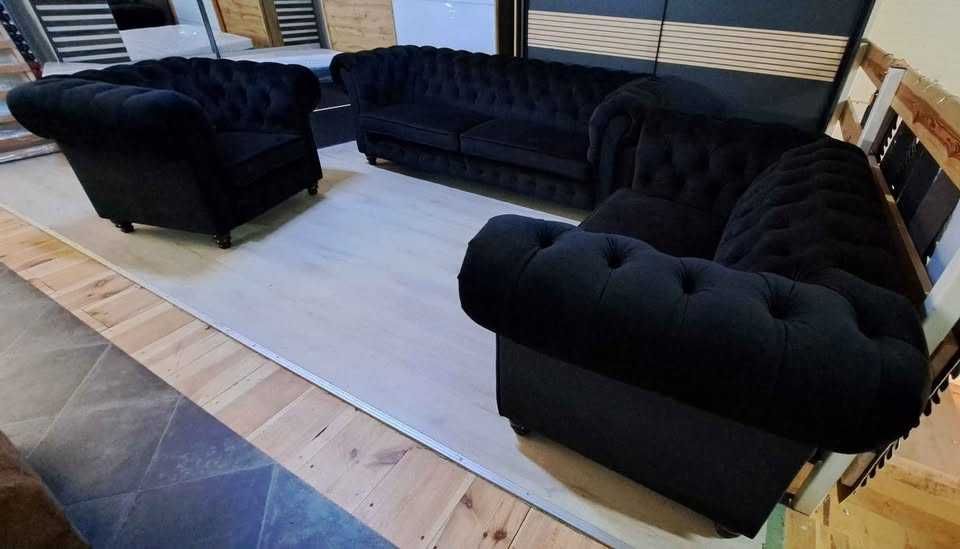 Komplet wypoczynkowy Chesterfield/ TRANSPORT GRATIS!