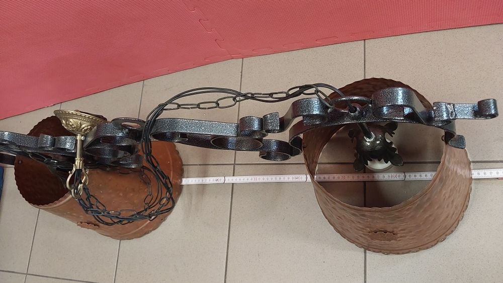 Stara lampa wisząca, żyrandol