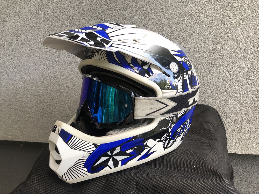 Kask, gogle enduro, cross, quad