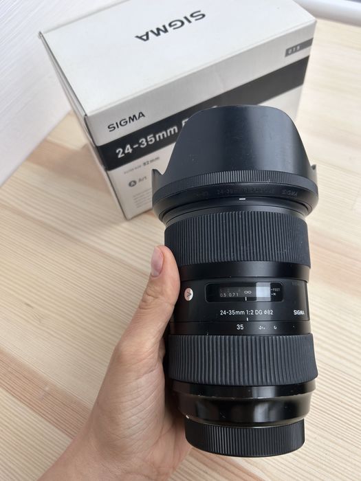 Обєктив sigma на кенон 24-35мм