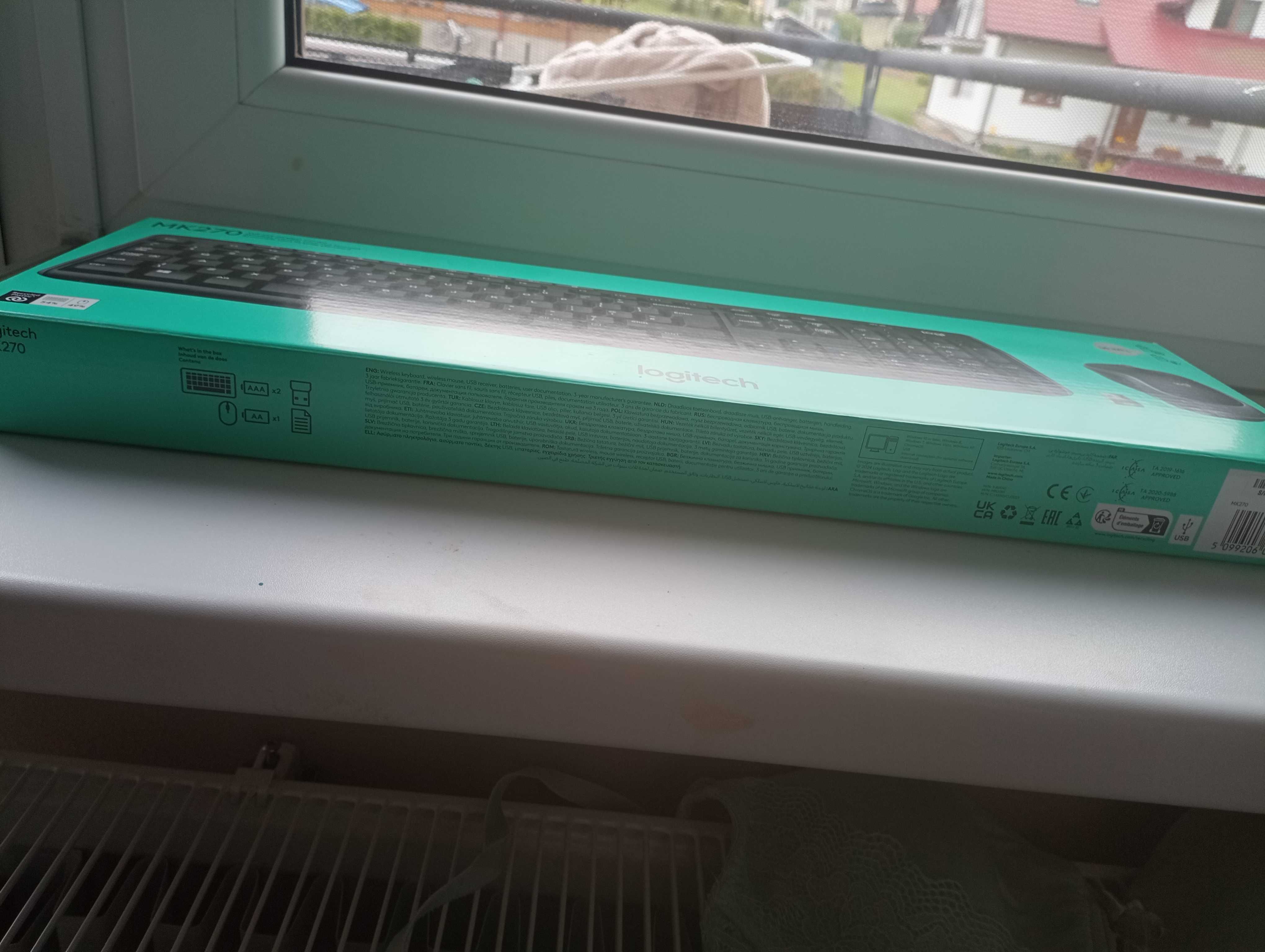 Logitech MK270 – bezprzewodowy zestaw USB – fabrycznie zapakowany