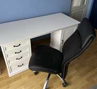 Duze biurko z fotelem 160 x 70 x 76h, alternstywa komoda meble fotel