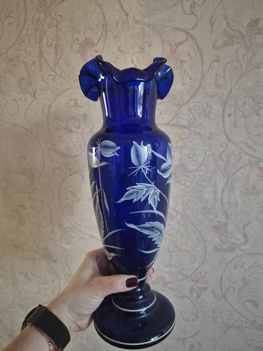 Ваза мурано стекло ручная роспись