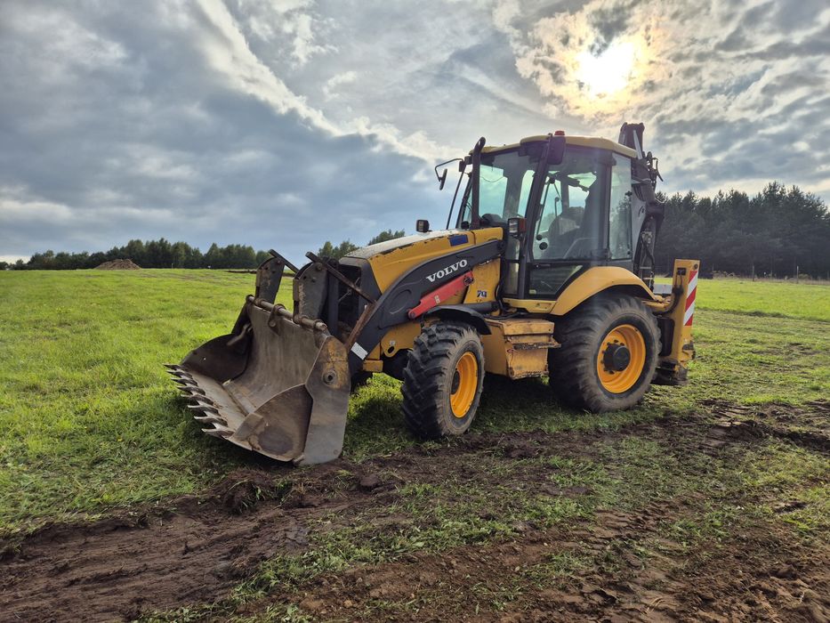 Koparko ładowarka volvo bl71 cat 428 jcb 3cx