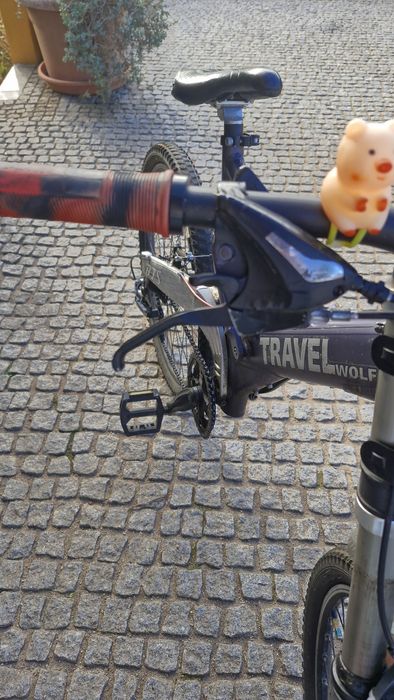 Bike travel downhill