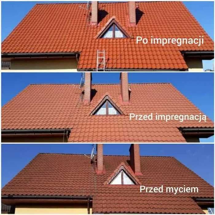 Mycie dachu, dachów, kostki, elewacji IMPREGNACJA - WOLNE TERMINY