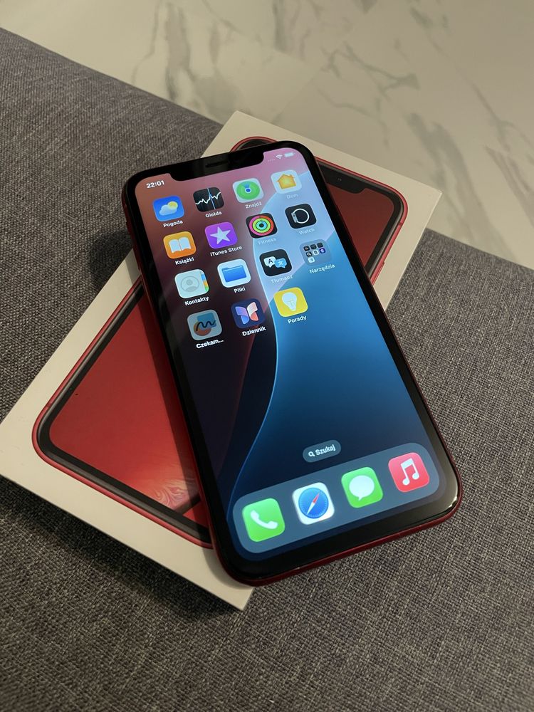 iPhone XR Świetny Stan Kabel+Etui+Pudełko