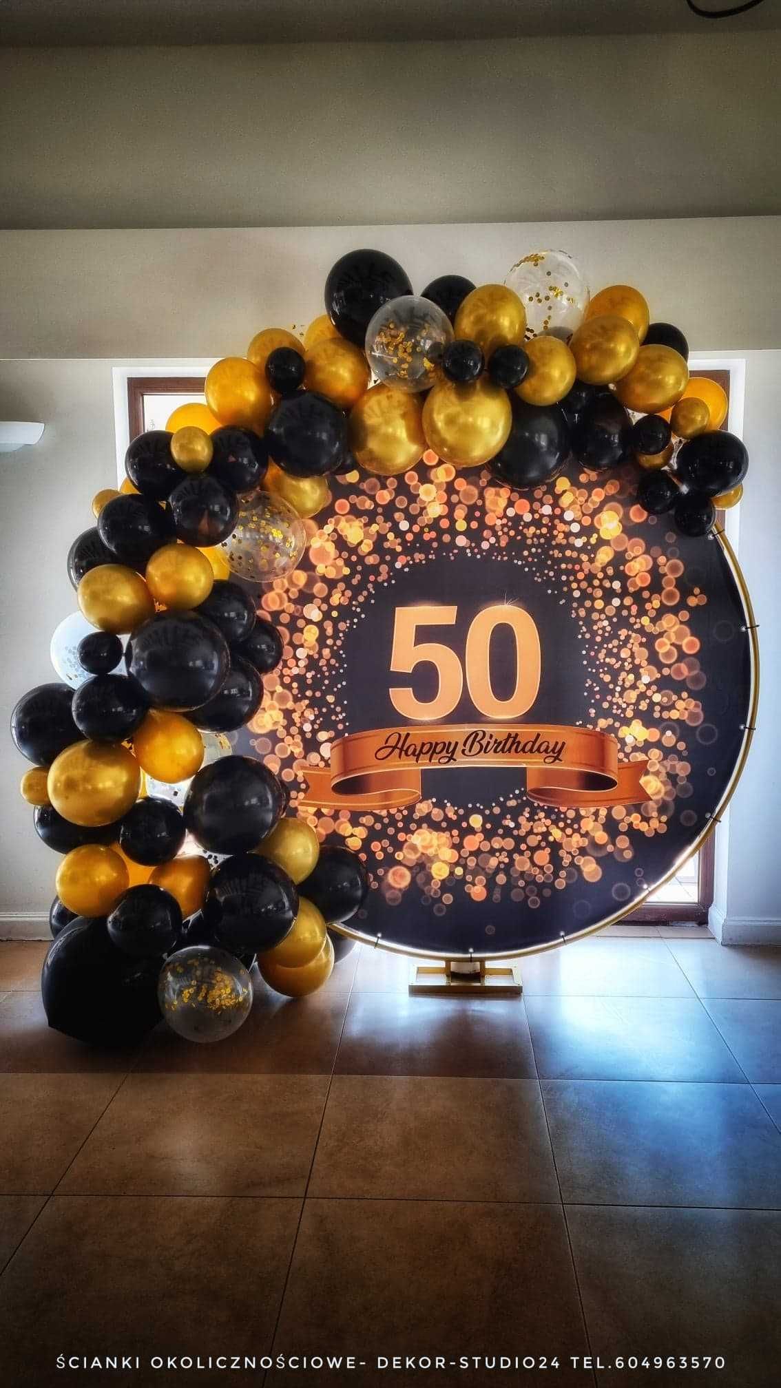 Ścianki balonowe 350zł girlandy balonowe, dekoracje okolicznościowe