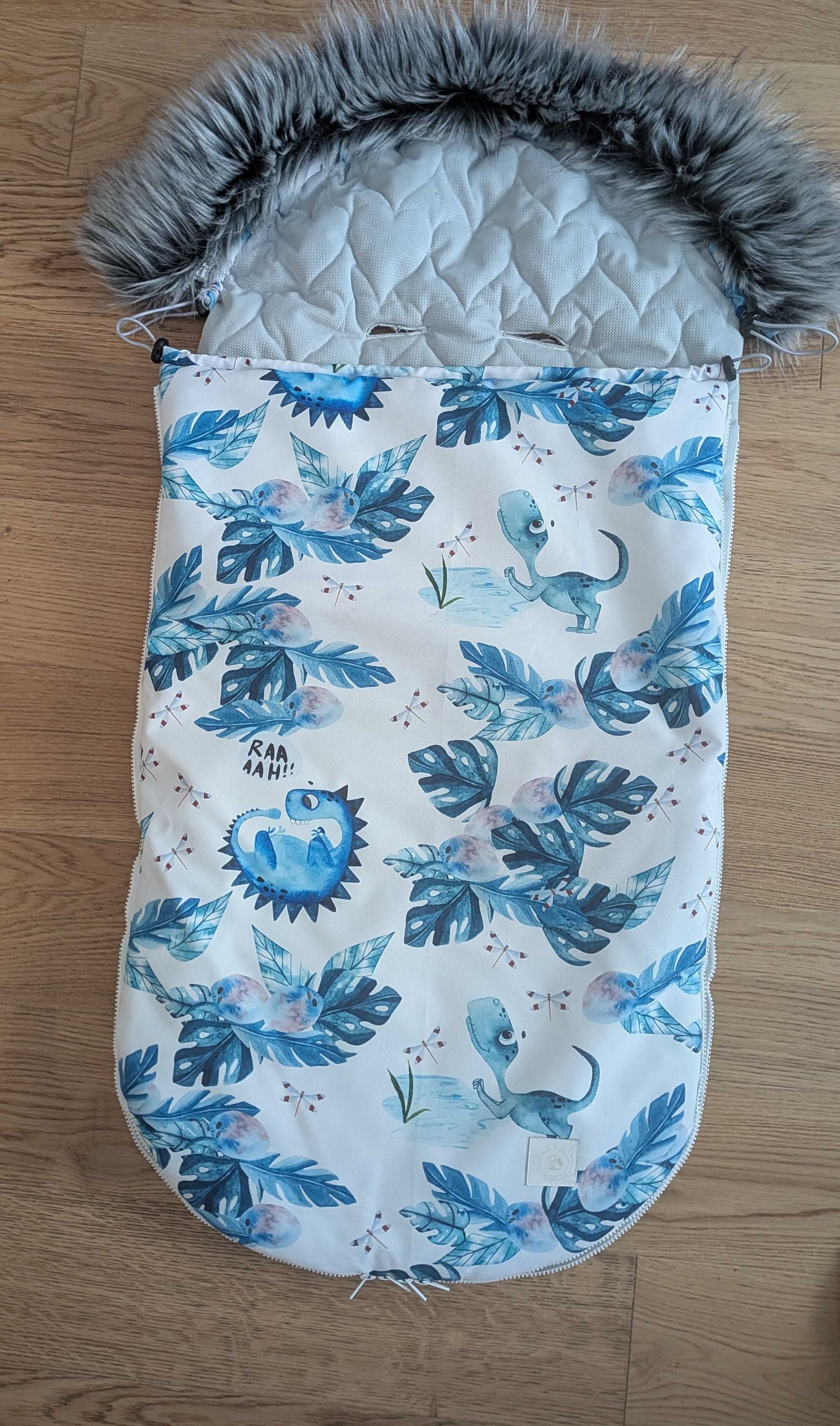 Śpiwór do spacerówki Pestka Store Dino i Monstery