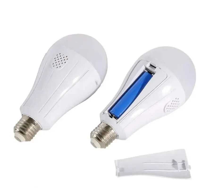 Аварийная автономная лампа с двумя аккумуляторами 18650 Led bulb