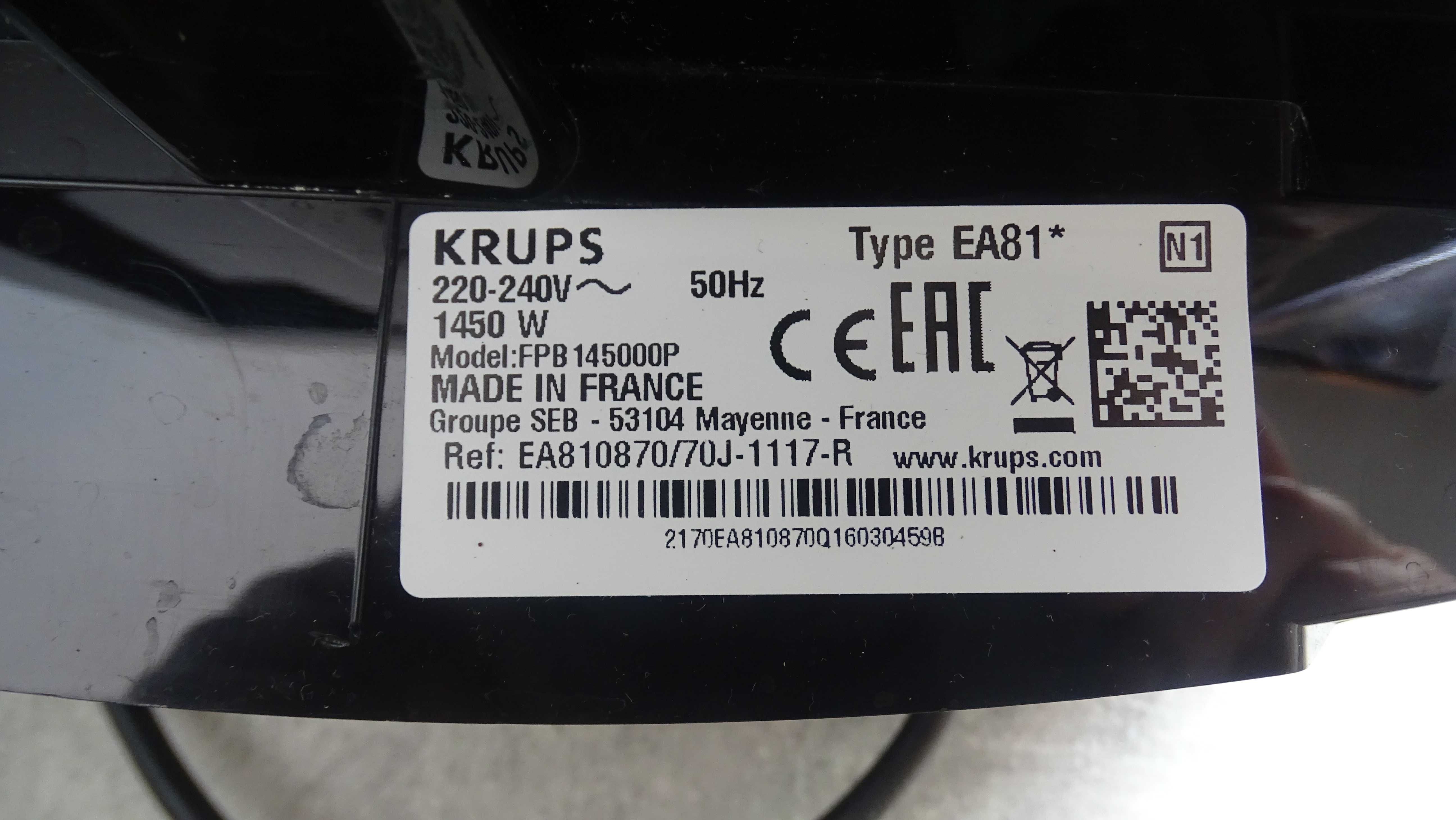 Ekspres ciśnieniowy Krups EA 81 - stan b.dobry