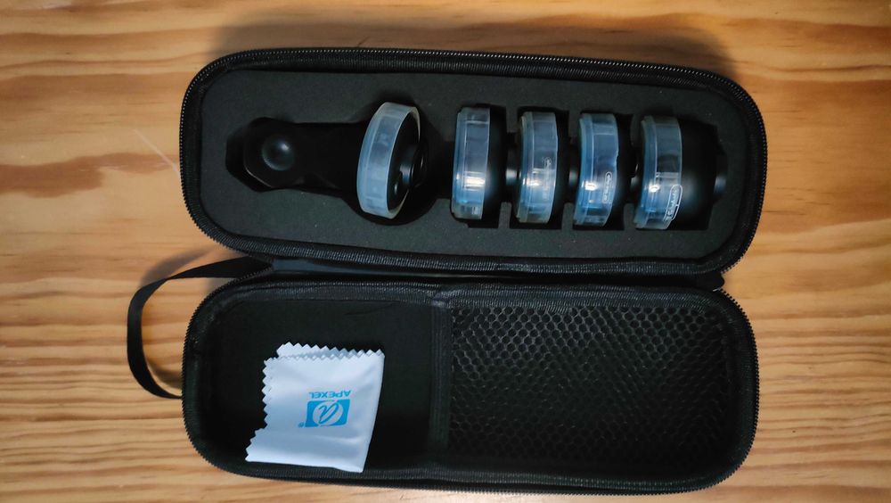 Apexel lentes para câmera de telemóvel
