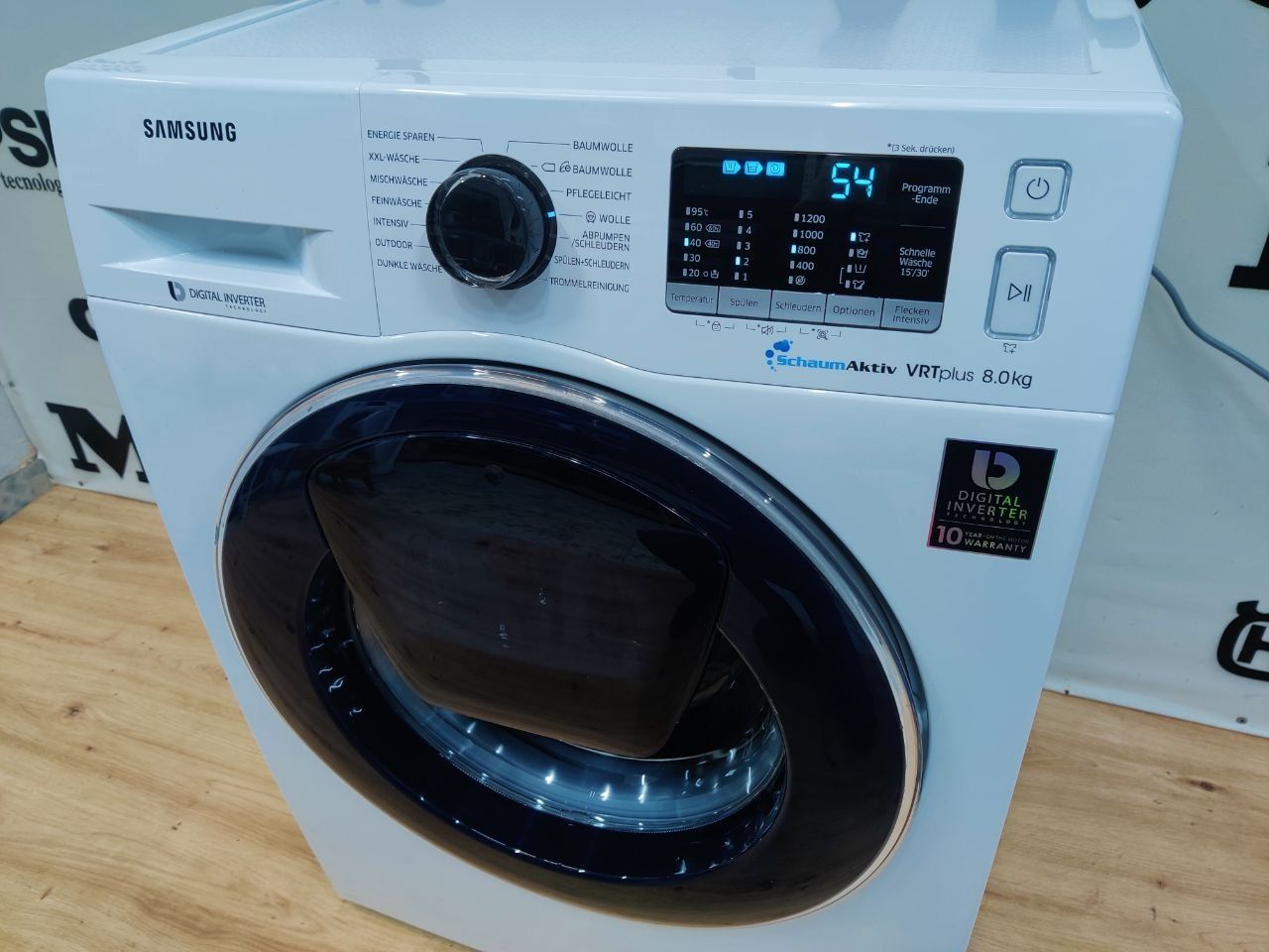 Эксклюзив! Вузька пральна машина Samsung™ VRTPlus 8.0kg з Німеччини.