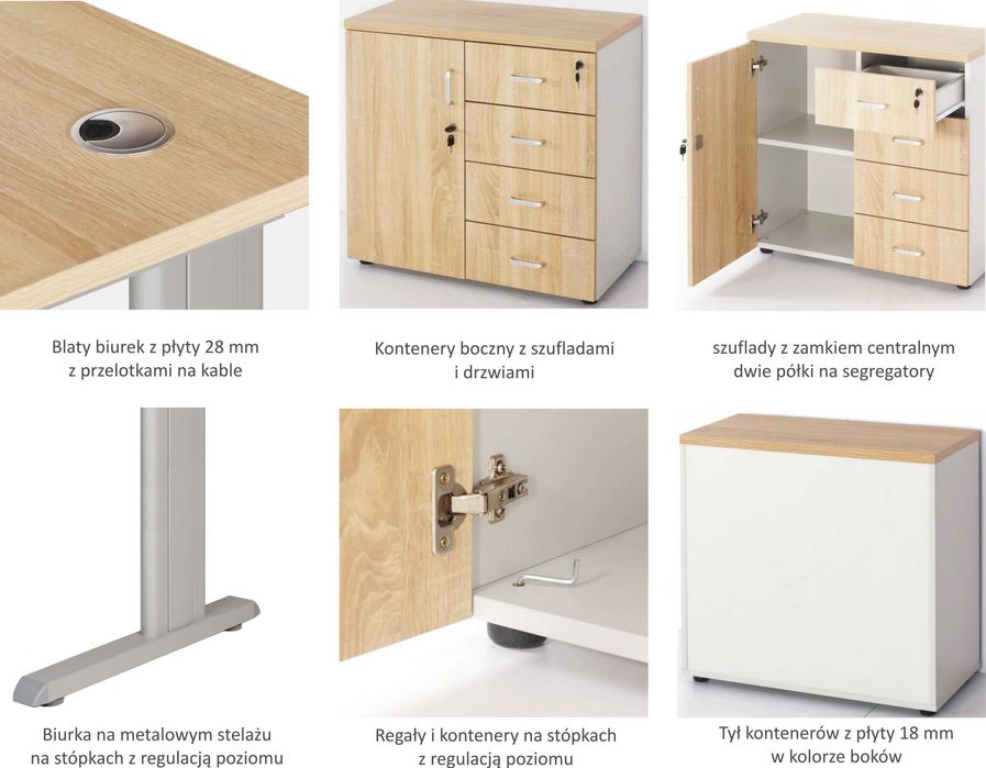 Meble biurowe, zestaw mebli do biura, meble od producenta