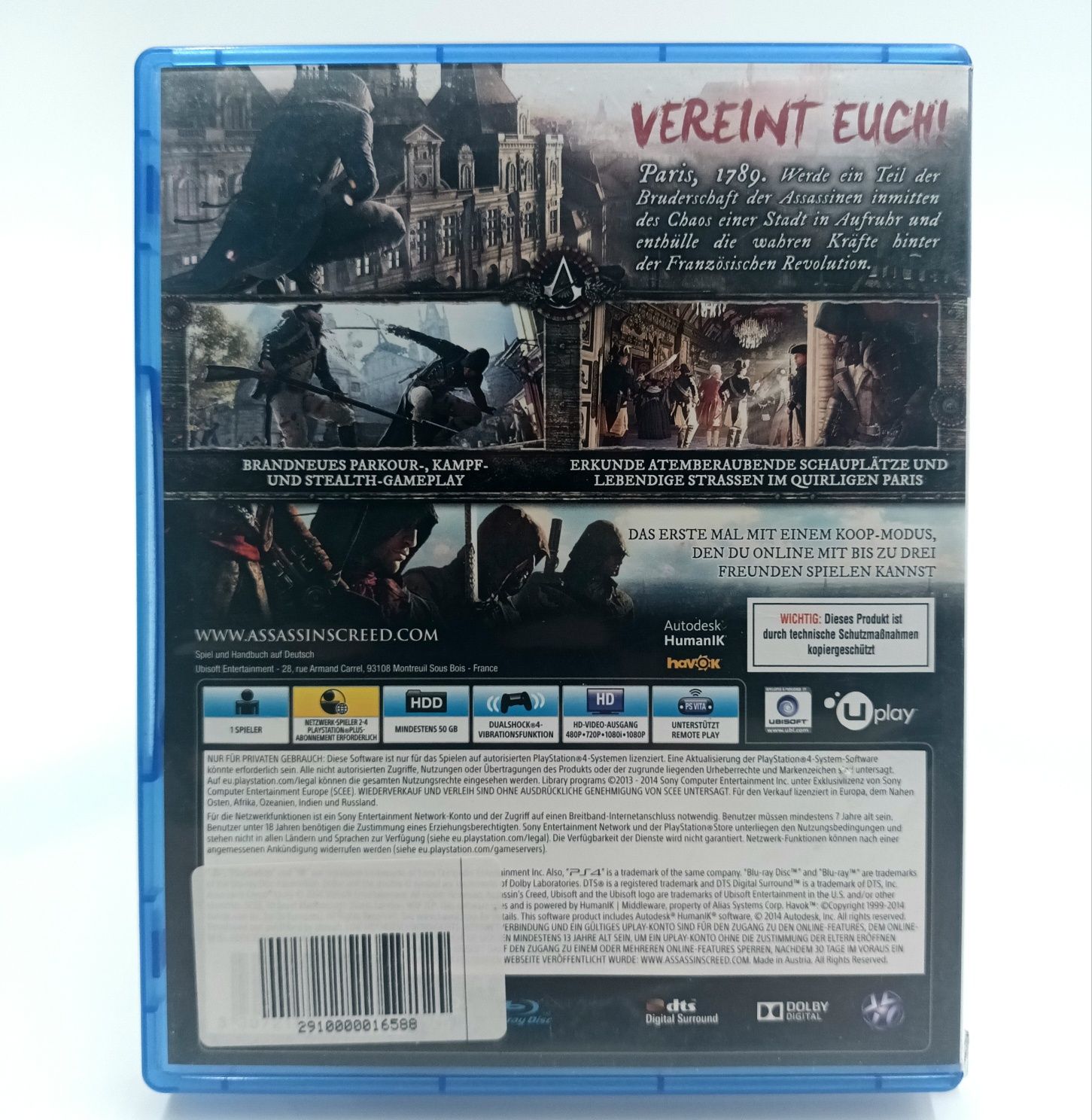 Assasin's Creed Unity PS4