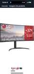 Monitor LG Ultrawide  34” - Curved - Selado