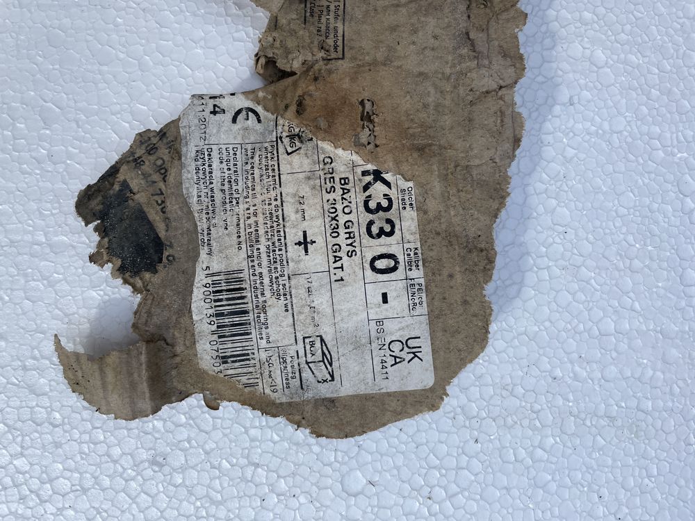 Paradyż bazo grys gres sól-pieprz mat 30x30