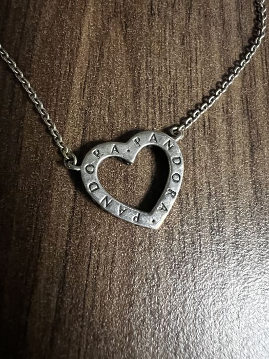 Pandora, намисто, підвіска «Сяюче серце», срібло, one size, оригінал