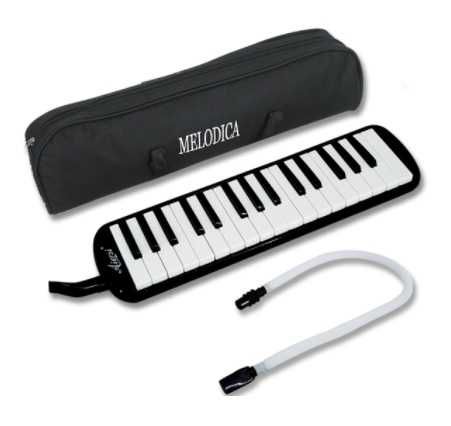 Piano / teclado com alça bucal + bolsa de transporte **envio grátis**