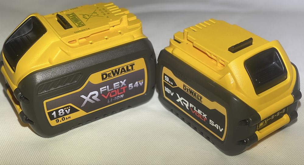 Акумулятори Dewalt Flexvolt / XR 18/54v -9ah -21700/18650