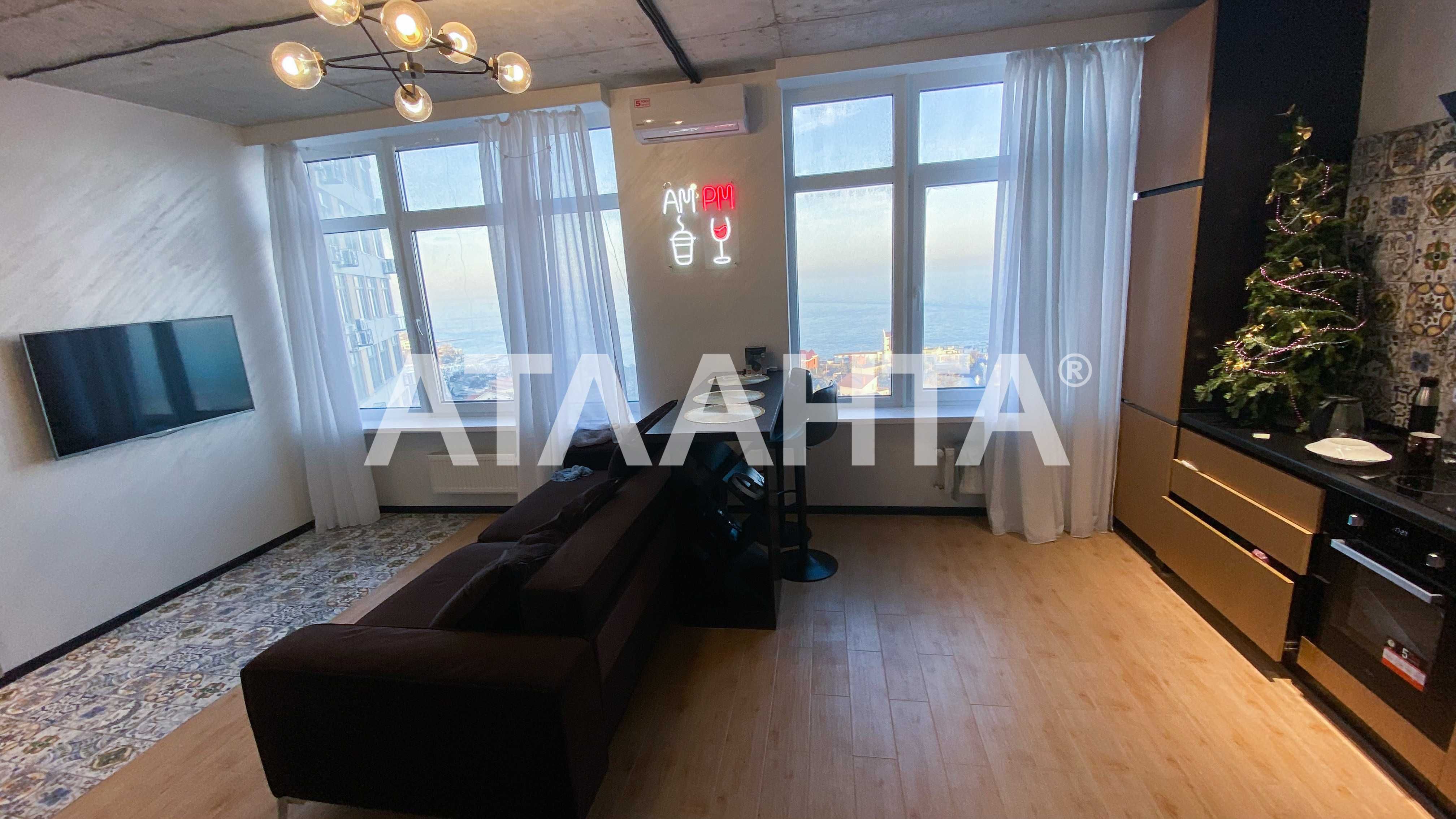 Однокомнатная квартира с прямим видом на море в ЖК 44 Жемчужина
