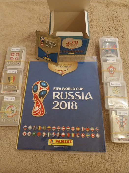 Colecção completa por colar Russia 2018