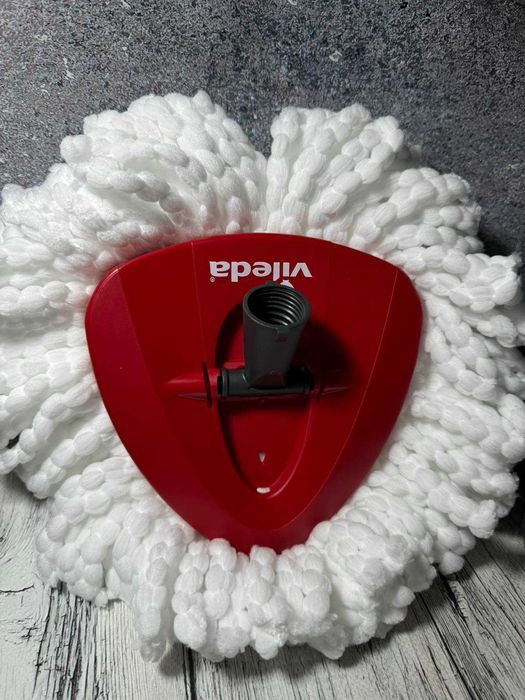 Набір для прибирання Vileda Turbo Smart швабра і відро з віджимом