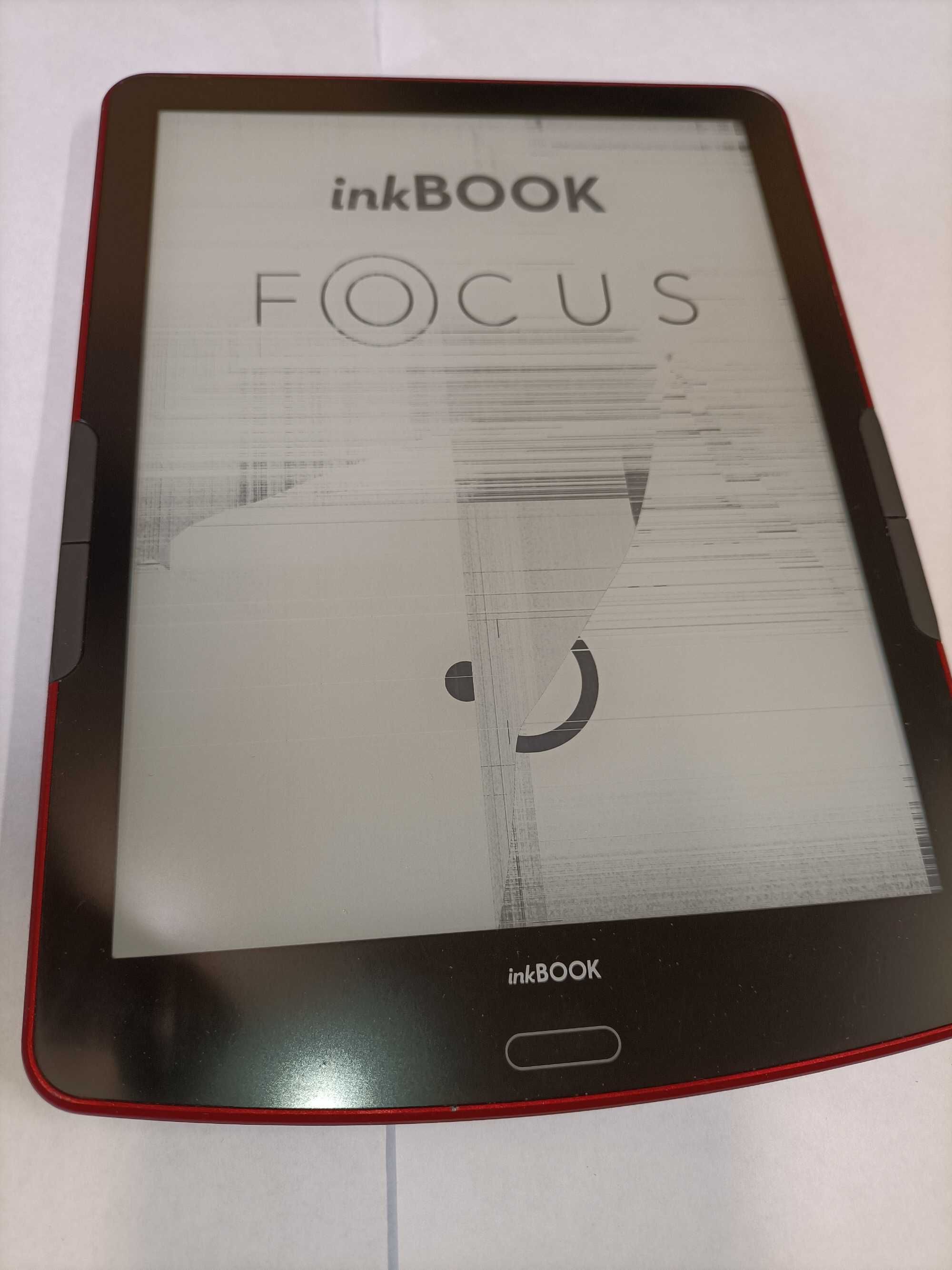 Inkbook Focus Red 7,8 cala  uszkodzony wyświetlacz , poza tym działa.