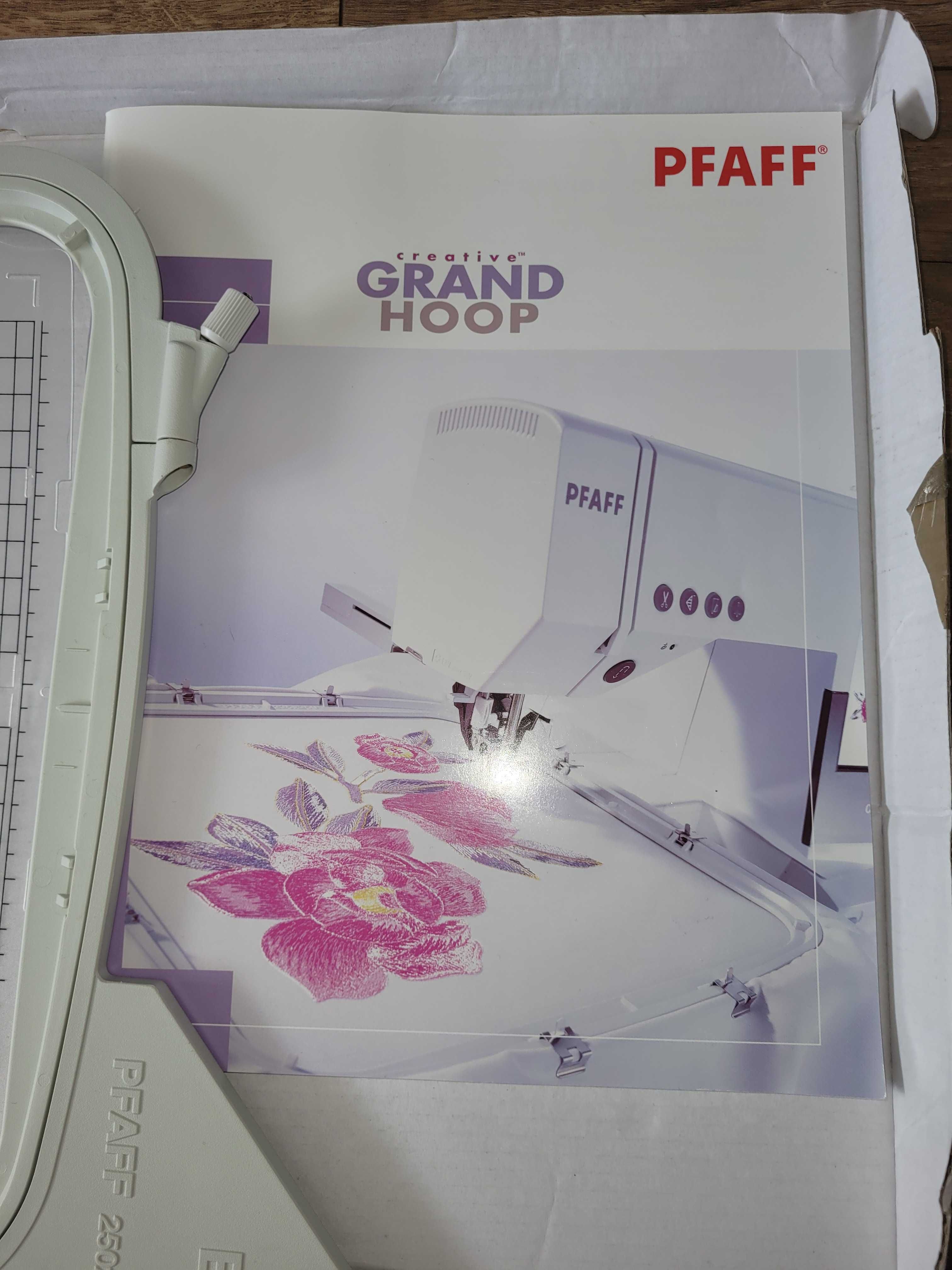 Stół powiększający pole pracy Pfaff Creative Grand Hoop tamborek  haft