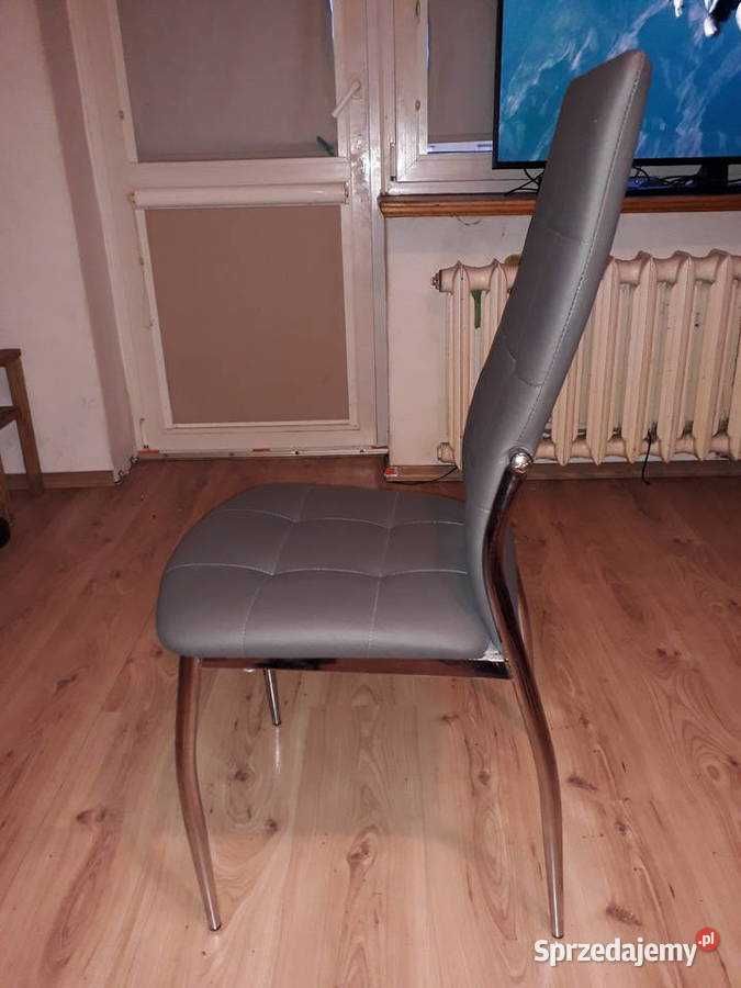 Krzesła Halmar eko-skóra 2szt.