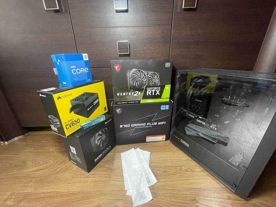Ігровий ПК i5-13500 + RTX 3060 12Gb | 1.8 року, чек + всі коробки!