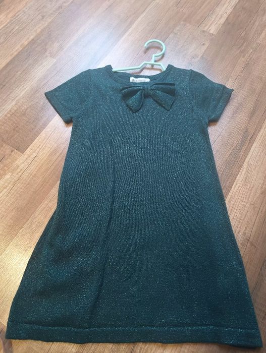 Błyszcząca sukienka H&m 98/104