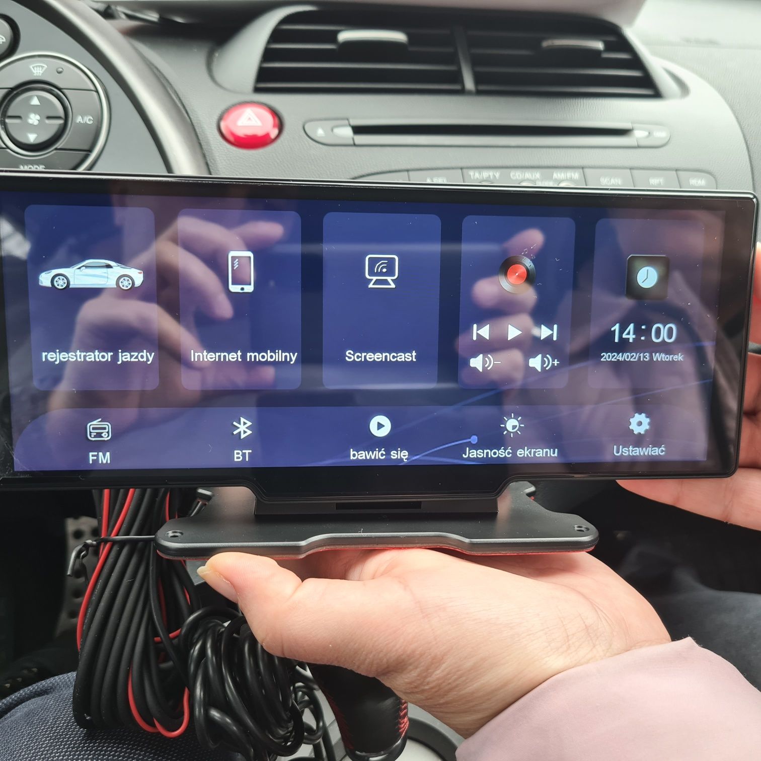 Wideorejestrator android auto