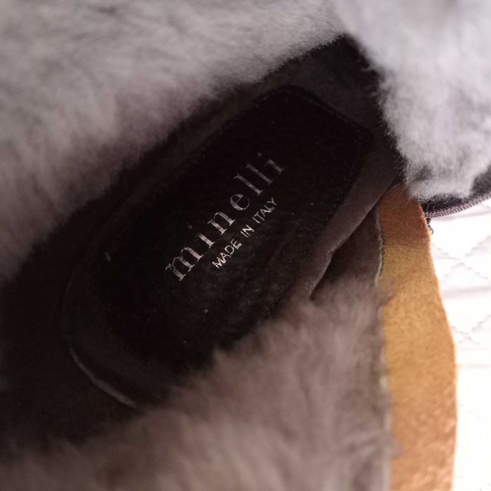 Чоботи Minelli жиночі 38 р.  ( Італія) натуральна шкіра,