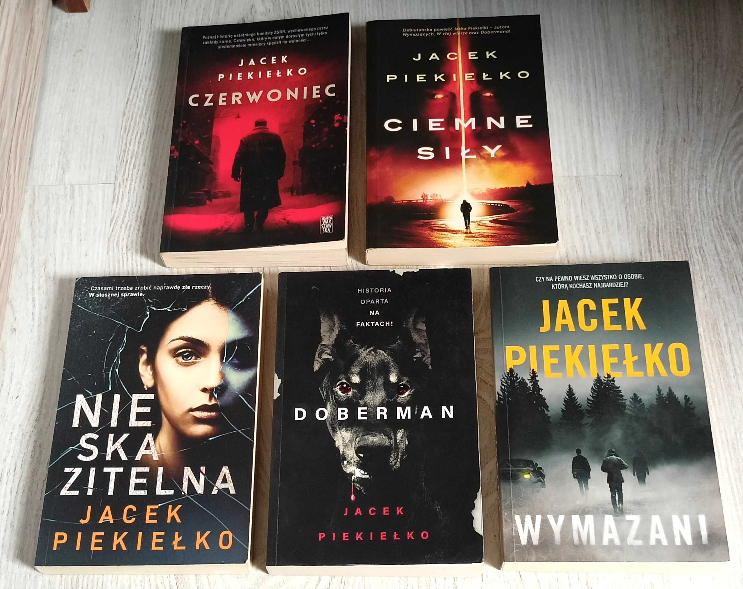5x Jacek Piekiełko Czerwoniec Doberman Nieskazitelna Wymazani Ciemne