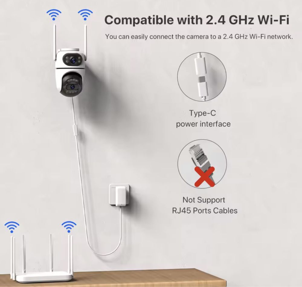Новинка Q2X2 Icsee 8mp камера відеонагляду вулична відеокамера камера