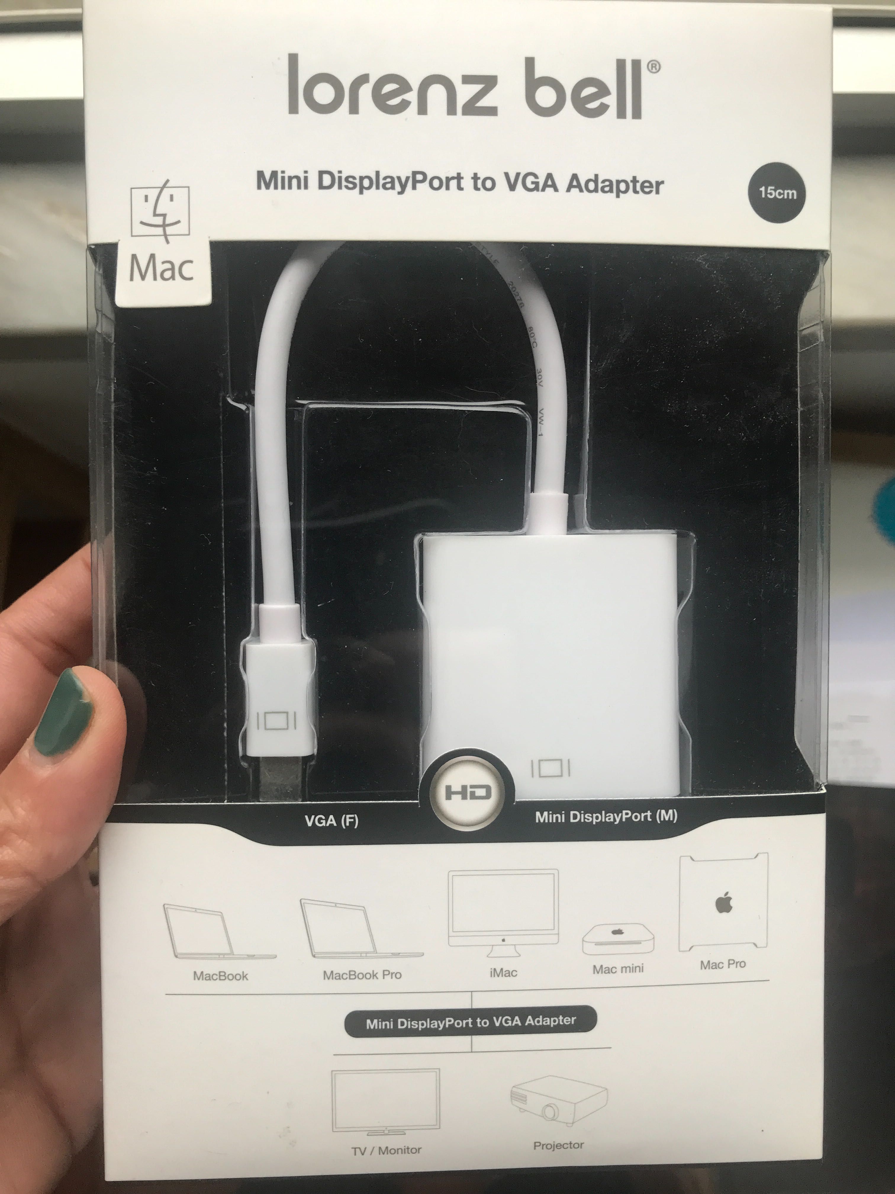 Mini DisplayPort To VGA adapter para MAC